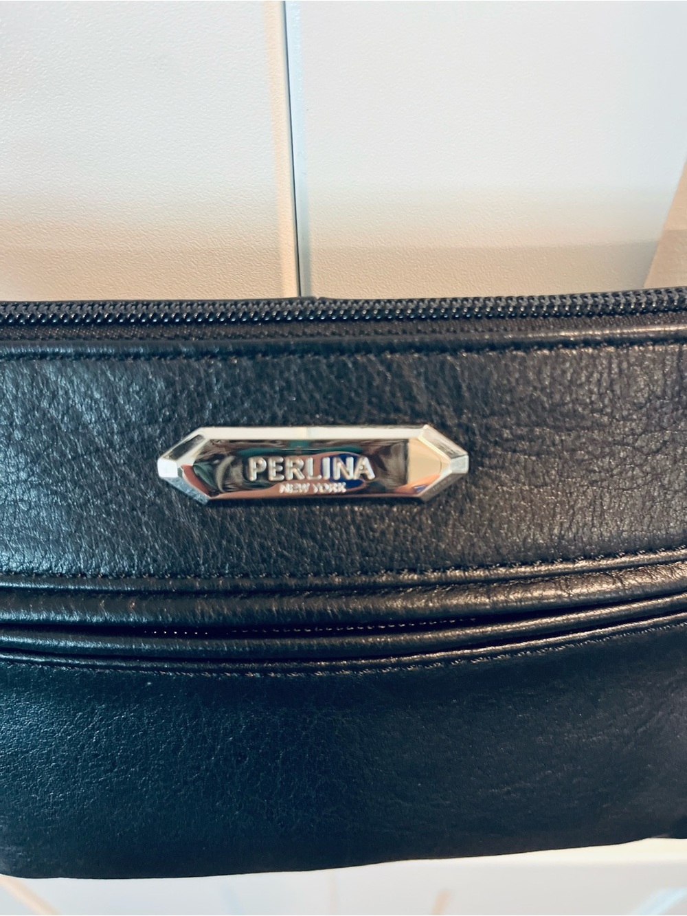 Perlina Purple Patterned Lined Crossbody Interior - Picture 3 of 11